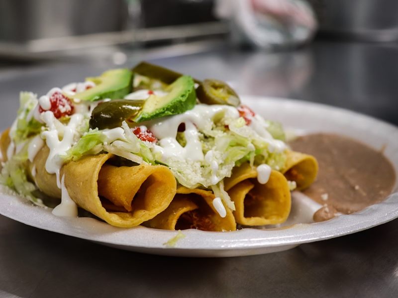 Tacos El Rey #2 food